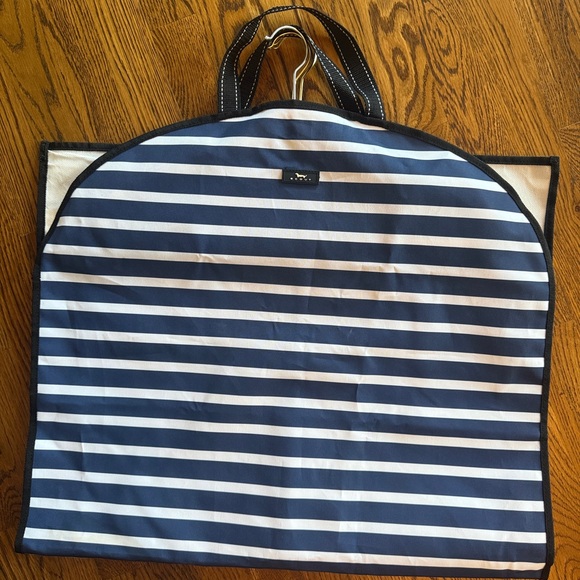 Scout Blue and White Striped garment Bag - Picture 5 of 6